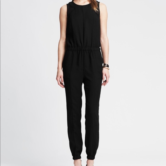 black cuffed jumpsuit